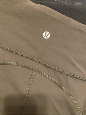 Lululemon dark olive green leggings